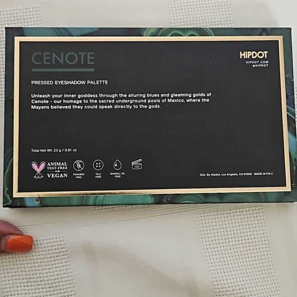 Hipdot Pressed Eyeshadow Palette 15 Beautiful Shades Green - Picture 3 of 16